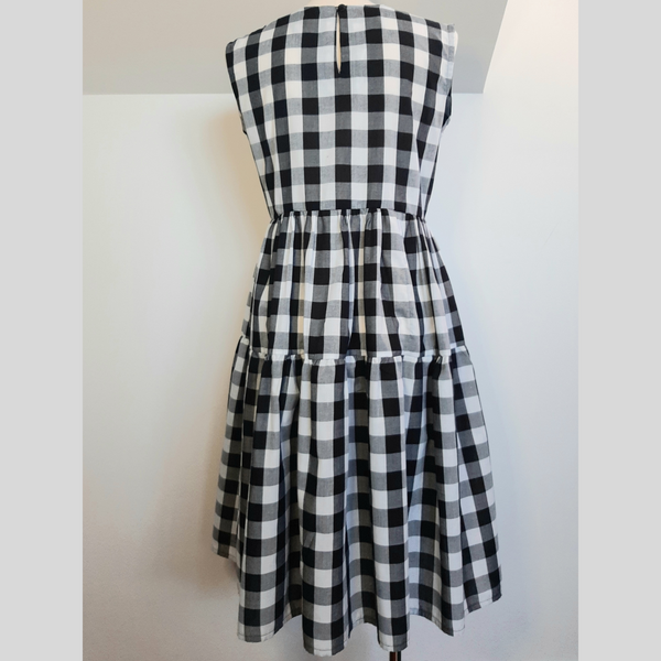 FrocKit 64C -  McCalls 7948 (M7948) Dress View C - Poly Cotton Gingham