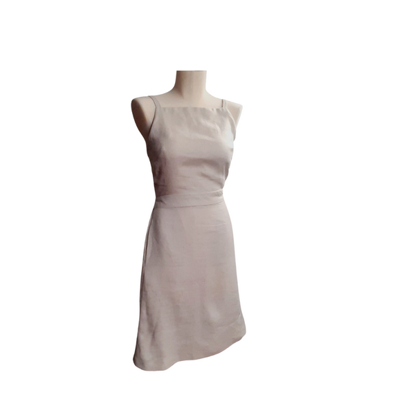 FrocKit 75A -  New Look 6666 Dress View A -Natural  or Black Linen