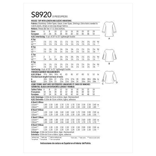 FrocKit 73C -  Simplicity 8920 View C - Stretch Poplin  Shirting