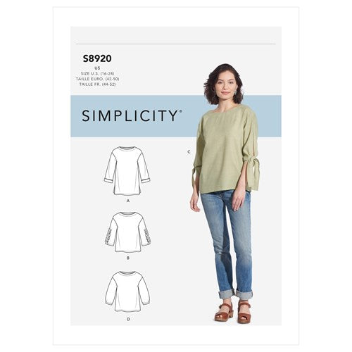 FrocKit 73C -  Simplicity 8920 View C - Stretch Poplin  Shirting